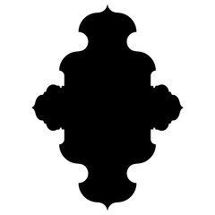Islamic Label Emblem Shape Glyph Pictogram symbol visual illustration