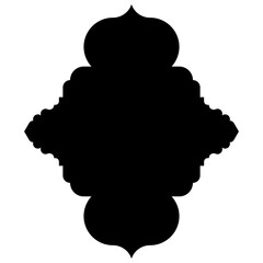 Islamic Label Emblem Shape Glyph Pictogram symbol visual illustration
