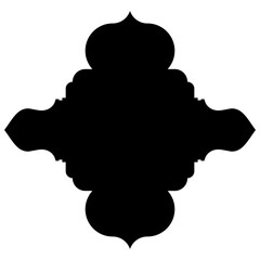 Islamic Label Emblem Shape Glyph Pictogram symbol visual illustration