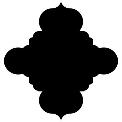 Islamic Label Emblem Shape Glyph Pictogram symbol visual illustration