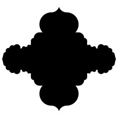 Islamic Label Emblem Shape Glyph Pictogram symbol visual illustration