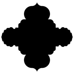 Islamic Label Emblem Shape Glyph Pictogram symbol visual illustration