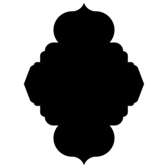 Islamic Label Emblem Shape Glyph Pictogram symbol visual illustration