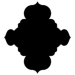 Islamic Label Emblem Shape Glyph Pictogram symbol visual illustration