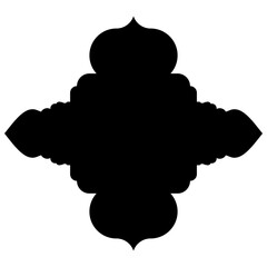 Islamic Label Emblem Shape Glyph Pictogram symbol visual illustration