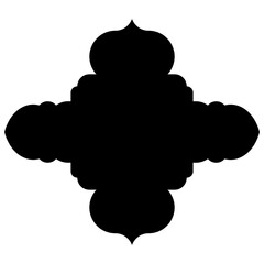 Islamic Label Emblem Shape Glyph Pictogram symbol visual illustration