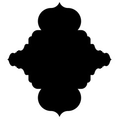Islamic Label Emblem Shape Glyph Pictogram symbol visual illustration