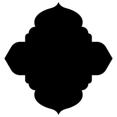 Islamic Label Emblem Shape Glyph Pictogram symbol visual illustration
