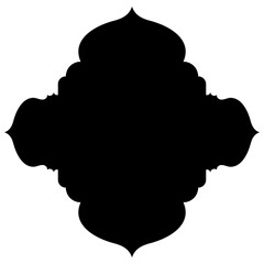 Islamic Label Emblem Shape Glyph Pictogram symbol visual illustration