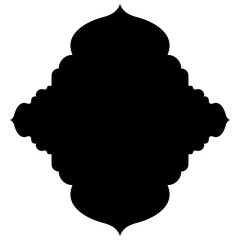 Islamic Label Emblem Shape Glyph Pictogram symbol visual illustration