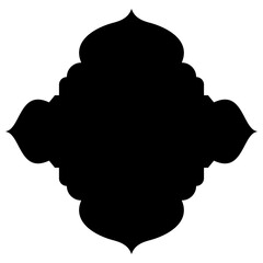 Islamic Label Emblem Shape Glyph Pictogram symbol visual illustration