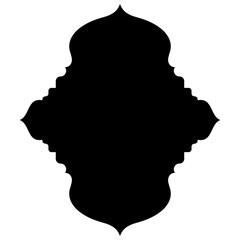 Islamic Label Emblem Shape Glyph Pictogram symbol visual illustration