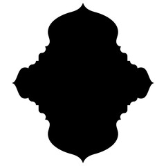 Islamic Label Emblem Shape Glyph Pictogram symbol visual illustration