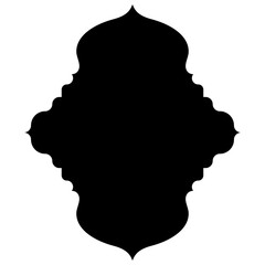 Islamic Label Emblem Shape Glyph Pictogram symbol visual illustration