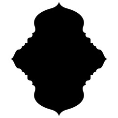 Islamic Label Emblem Shape Glyph Pictogram symbol visual illustration