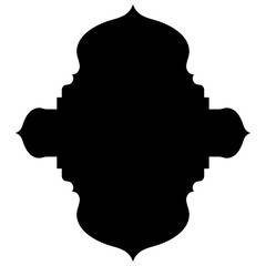 Islamic Label Emblem Shape Glyph Pictogram symbol visual illustration