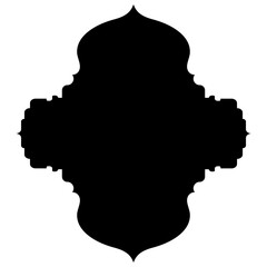 Islamic Label Emblem Shape Glyph Pictogram symbol visual illustration