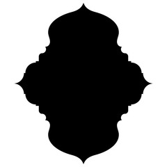 Islamic Label Emblem Shape Glyph Pictogram symbol visual illustration