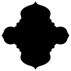 Islamic Label Emblem Shape Glyph Pictogram symbol visual illustration