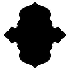 Islamic Label Emblem Shape Glyph Pictogram symbol visual illustration