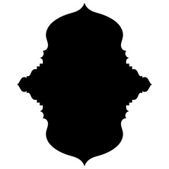 Islamic Label Emblem Shape Glyph Pictogram symbol visual illustration