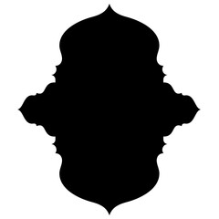 Islamic Label Emblem Shape Glyph Pictogram symbol visual illustration