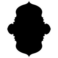 Islamic Label Emblem Shape Glyph Pictogram symbol visual illustration