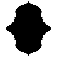 Islamic Label Emblem Shape Glyph Pictogram symbol visual illustration