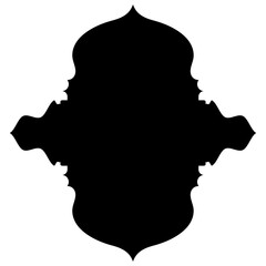 Islamic Label Emblem Shape Glyph Pictogram symbol visual illustration