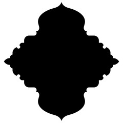 Islamic Label Emblem Shape Glyph Pictogram symbol visual illustration