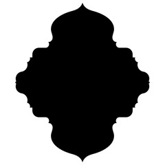 Islamic Label Emblem Shape Glyph Pictogram symbol visual illustration