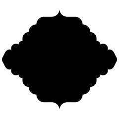 Islamic Label Emblem Shape Glyph Pictogram symbol visual illustration