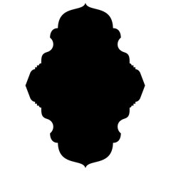 Islamic Label Emblem Shape Glyph Pictogram symbol visual illustration