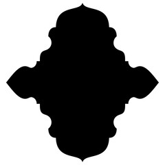 Islamic Label Emblem Shape Glyph Pictogram symbol visual illustration
