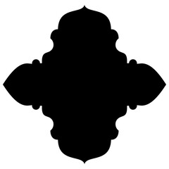 Islamic Label Emblem Shape Glyph Pictogram symbol visual illustration