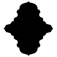 Islamic Label Emblem Shape Glyph Pictogram symbol visual illustration