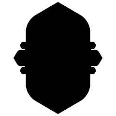 Islamic Label Emblem Shape Glyph Pictogram symbol visual illustration