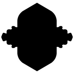 Islamic Label Emblem Shape Glyph Pictogram symbol visual illustration