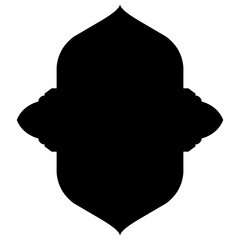Islamic Label Emblem Shape Glyph Pictogram symbol visual illustration