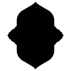 Islamic Label Emblem Shape Glyph Pictogram symbol visual illustration
