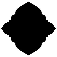 Islamic Label Emblem Shape Glyph Pictogram symbol visual illustration