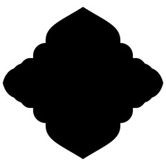 Islamic Label Emblem Shape Glyph Pictogram symbol visual illustration