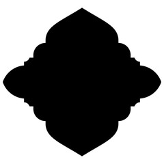 Islamic Label Emblem Shape Glyph Pictogram symbol visual illustration