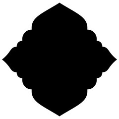 Islamic Label Emblem Shape Glyph Pictogram symbol visual illustration