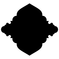 Islamic Label Emblem Shape Glyph Pictogram symbol visual illustration