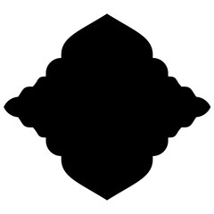 Islamic Label Emblem Shape Glyph Pictogram symbol visual illustration