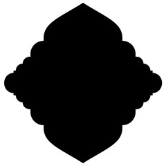 Islamic Label Emblem Shape Glyph Pictogram symbol visual illustration