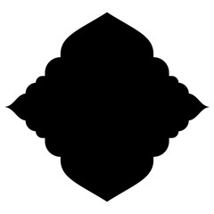 Islamic Label Emblem Shape Glyph Pictogram symbol visual illustration