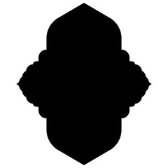 Islamic Label Emblem Shape Glyph Pictogram symbol visual illustration