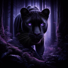 black panther big cat 